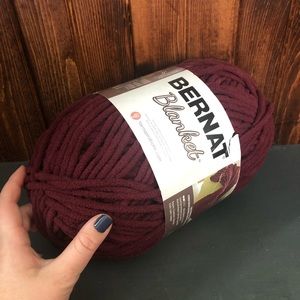 Bernat Blanket Yarn - purple plum